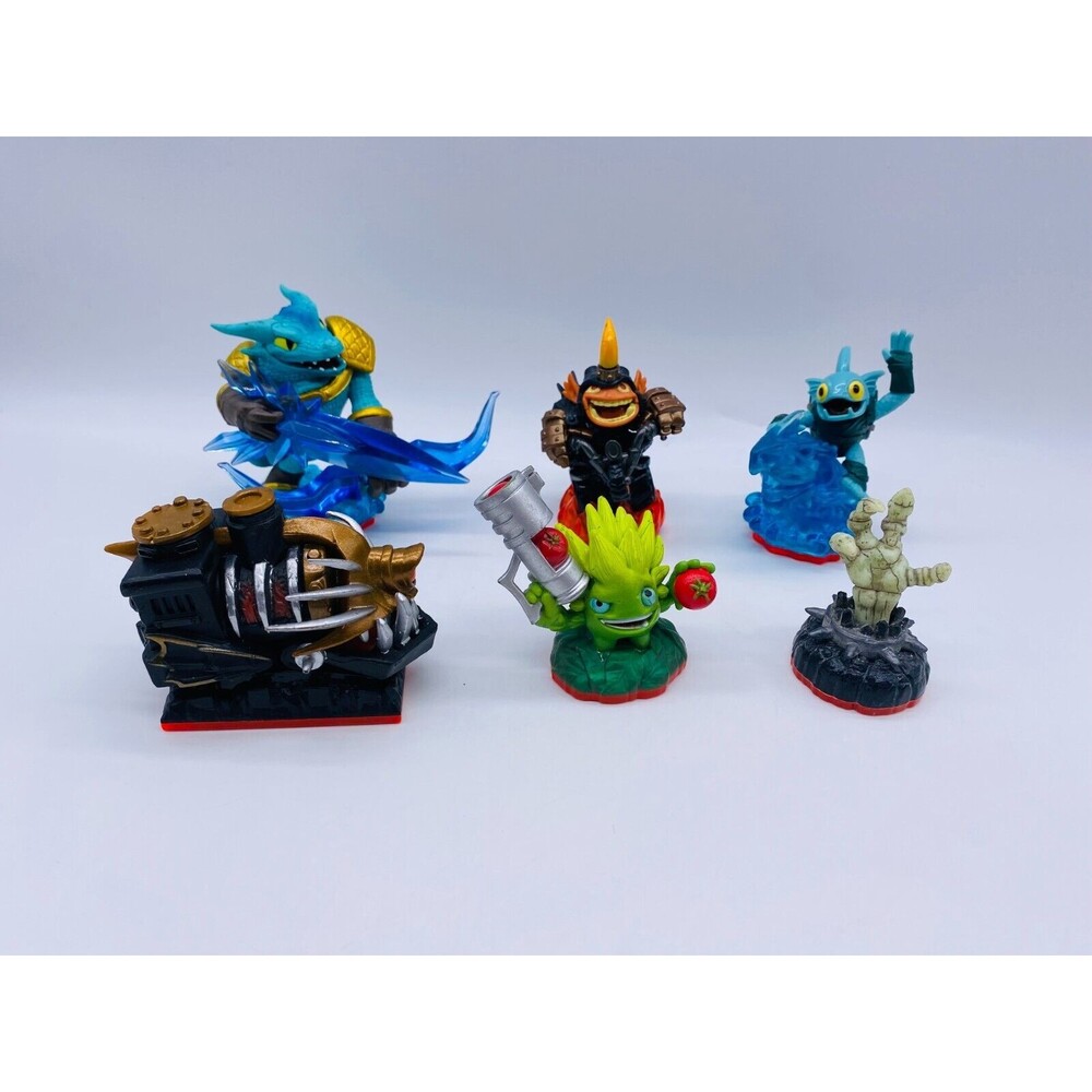 Skylanders Trap Team Lot of 6, Food, Fryno, Gill, Snap Shot, Nightmare, Hand